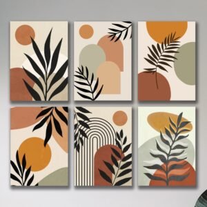 Set of 6 Premium Wall Art Photo Tiles