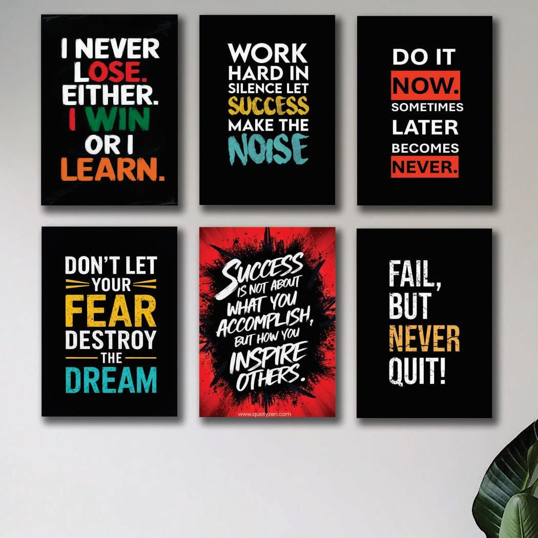 Set of 6 Premium Wall Art Photo Tiles