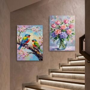 2pcs Birds Wall Frame