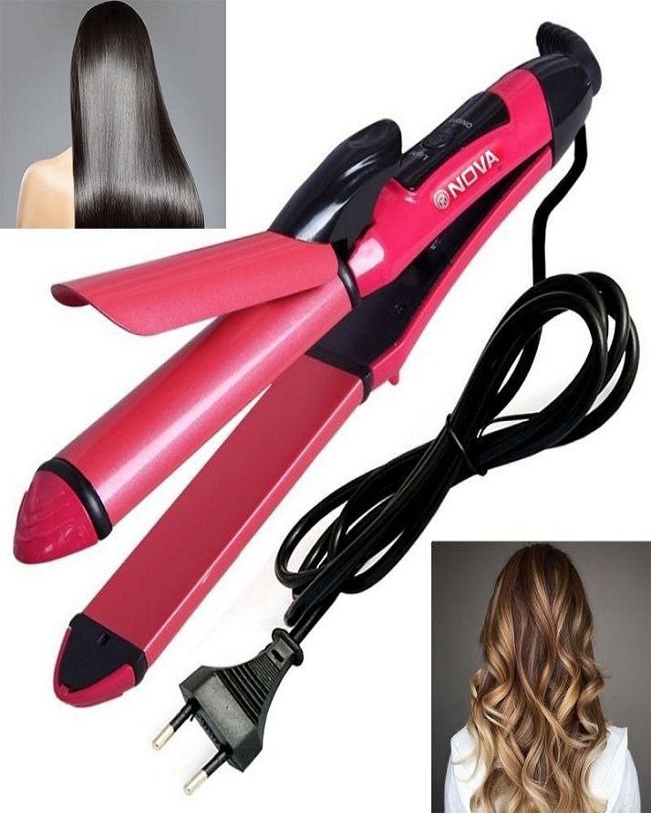 2 In 1 Nova Hair Straightener And Curler Hair Straightener +... - Image 2