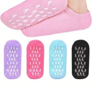 Spa Gel Moisturizing Socks Anti Slip Heel Care Socks for Dry & Cracked Feet