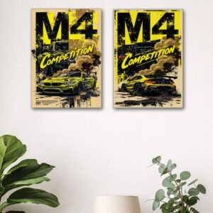 Set of 2 Premium Wall Art Photo Tiles