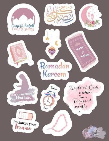 Ramadan Mubarak Sticker Pack