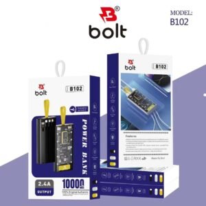 Bolt Power Bank B102 High-Capacity Portable Charger Designed To...