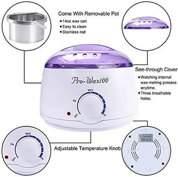 Pro Wax 100 Hot Wax Machine &Amp; Spatula Wax Warmer Machine - Image 2