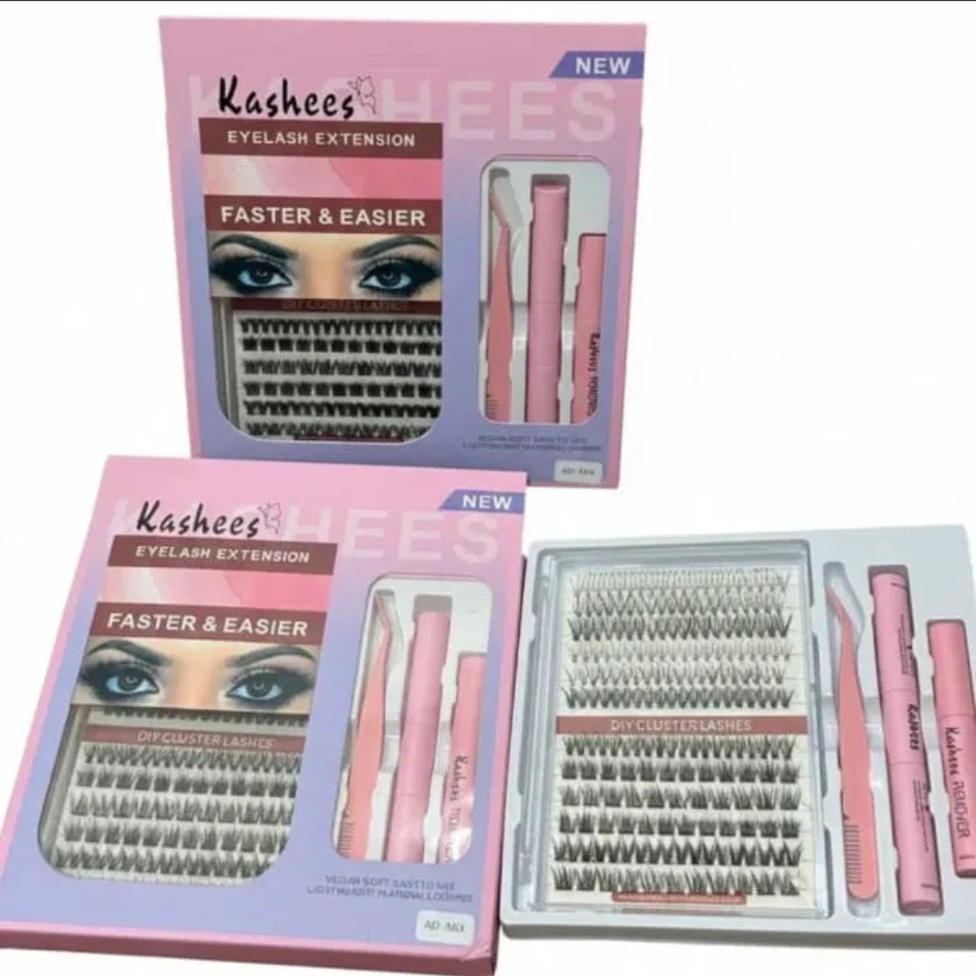 Kashee's 4 in 1 Permanent Eyelash Extension Set Professional Lash Kit - Image 2