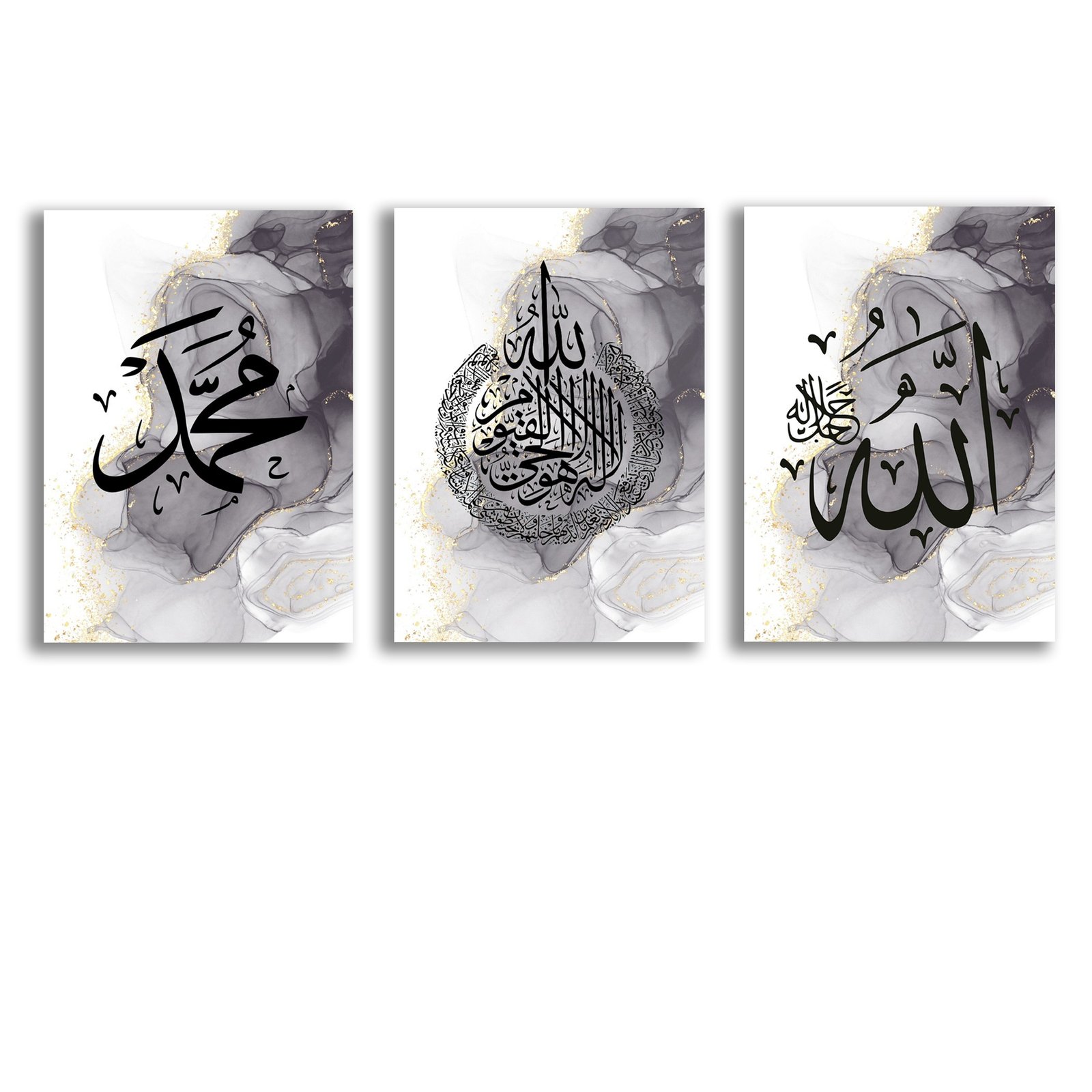 Set of 3 Premium Wall Art Photo Tiles