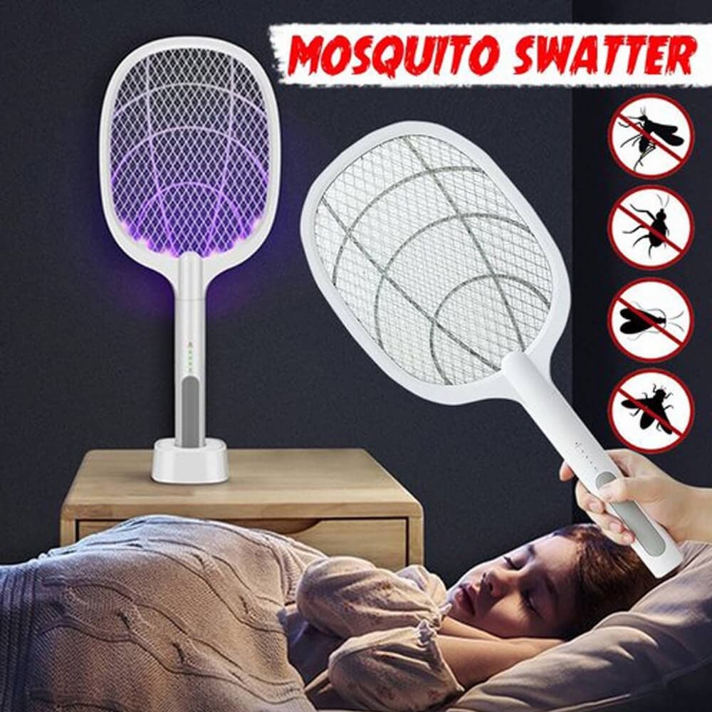 Rechargeable Mosquito Racket with Stand - Image 4