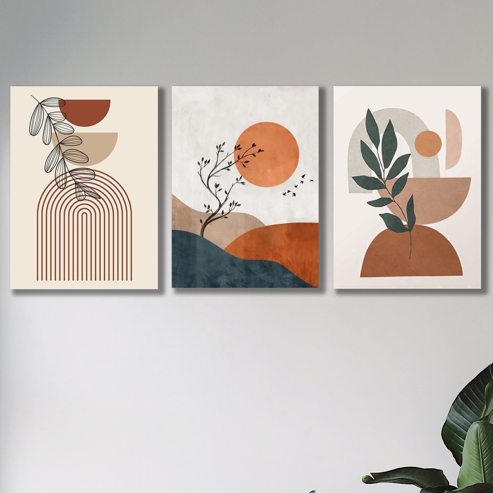 Set of 3 Premium Wall Art Photo Tiles