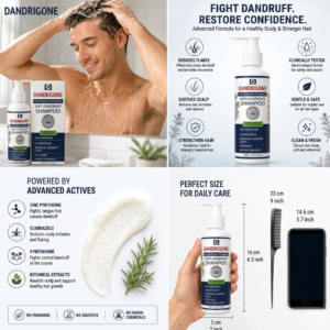 Dandrigone Anti Dandruff Shampoo Advanced Scalp Therapy with Clinical