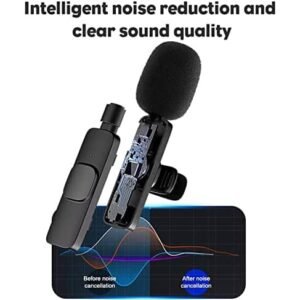 K9 Multi-Interface Wireless Collar Microphone Type-C & Lightning