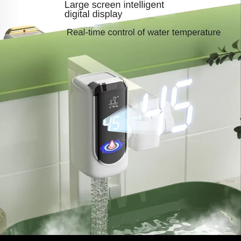 Electric Water Heater Tap Instant Hot Water Faucet Heater Cold... - Image 2