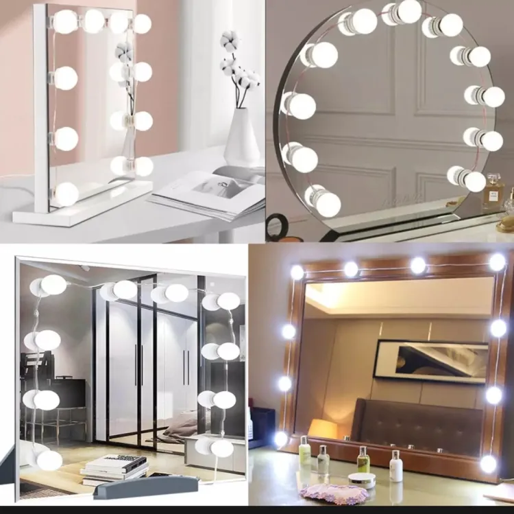 Vanity Mirror Fill Light Adjustable Luminance 3 Colors Led Usb... - Image 4
