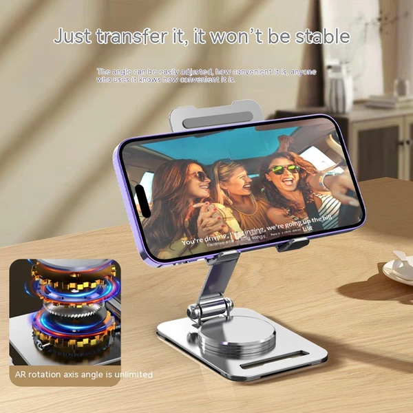 360-Degree Rotate Metal Desk Mobile Phone &Amp; Tablet Holder...
