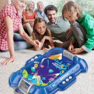 Space Marbles Pinball Table Top Board Game