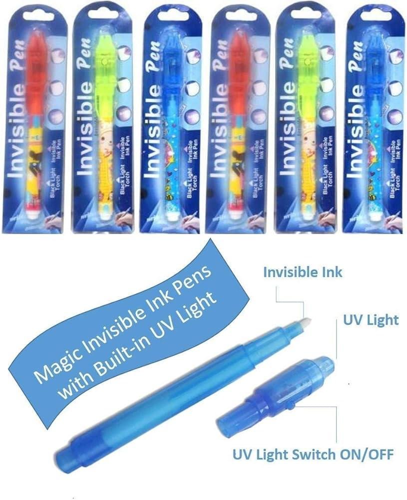 Secret Message Pen Invisible Colorless Ink Or Spy Magic Pen With...