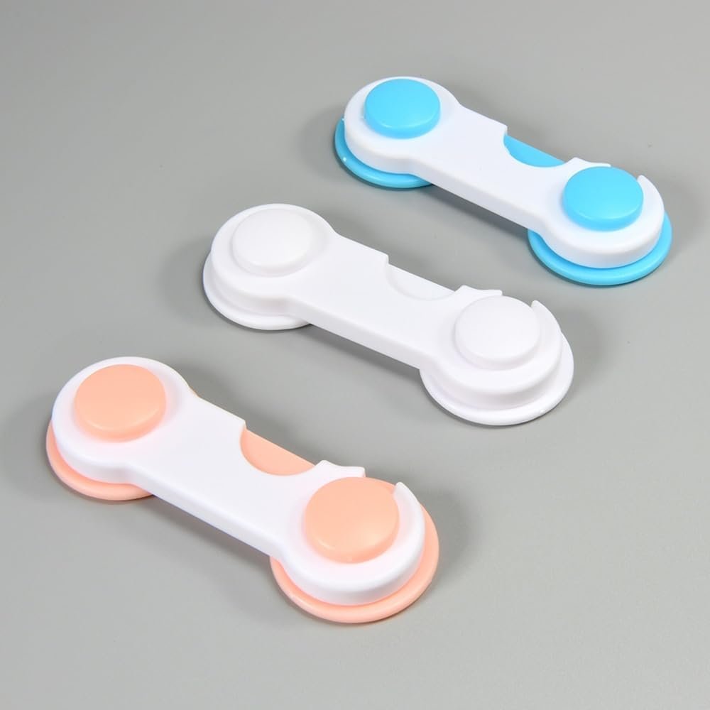 1 Pc - Children Kid Drawer Lock Baby Safe Angle Sliding Door... - Image 4