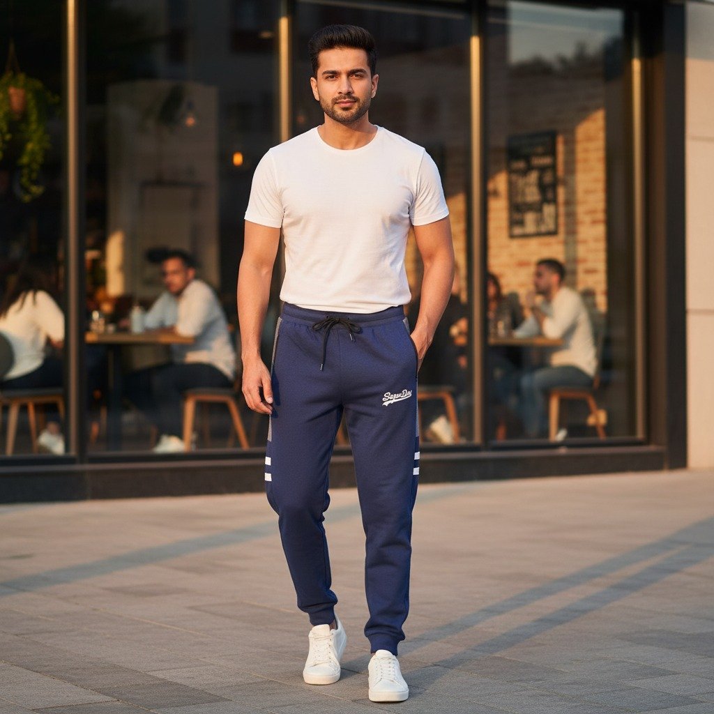 Super Dry Men’s Panel Trousers - Image 3