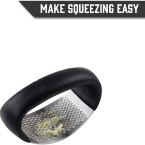 Garlic Press Rocker - Stainless Steel Garlic Press, Versatile...