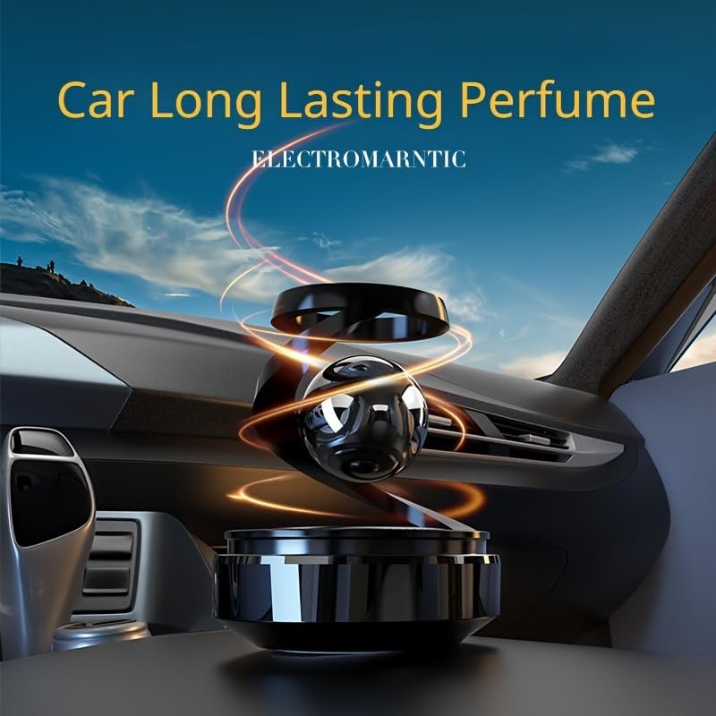 Star Solar Powered Levitating Ball Air Freshener For Car... - Image 3