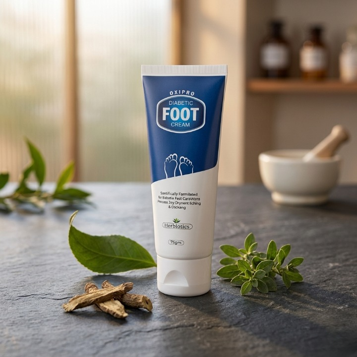 Herbiotics Oxipro Diabetic Foot Cream - Image 3