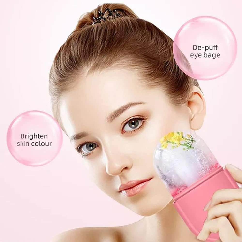 (With Box ) Face Ice Roller To Enhance Skin Glow Shrink...