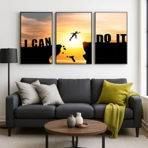 Set of 3 Premium Wall Art Photo Tiles