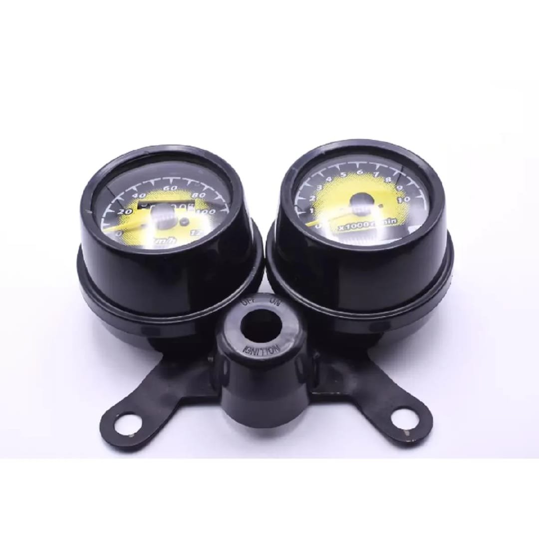 Double Round Fancy Meter Speedometer Rpm for Honda 125 Motorcycle