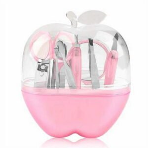8 Pcs Apple Manicure Set Abs Plastic Mani Pedi Kit