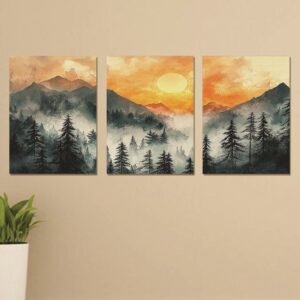 Set of 3 Premium Wall Art Photo Tiles