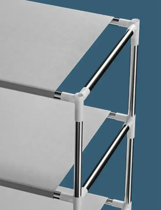 8 Layer Portable Dustproof Shoe Rack Shoe Rack Storage Closet... - Image 5