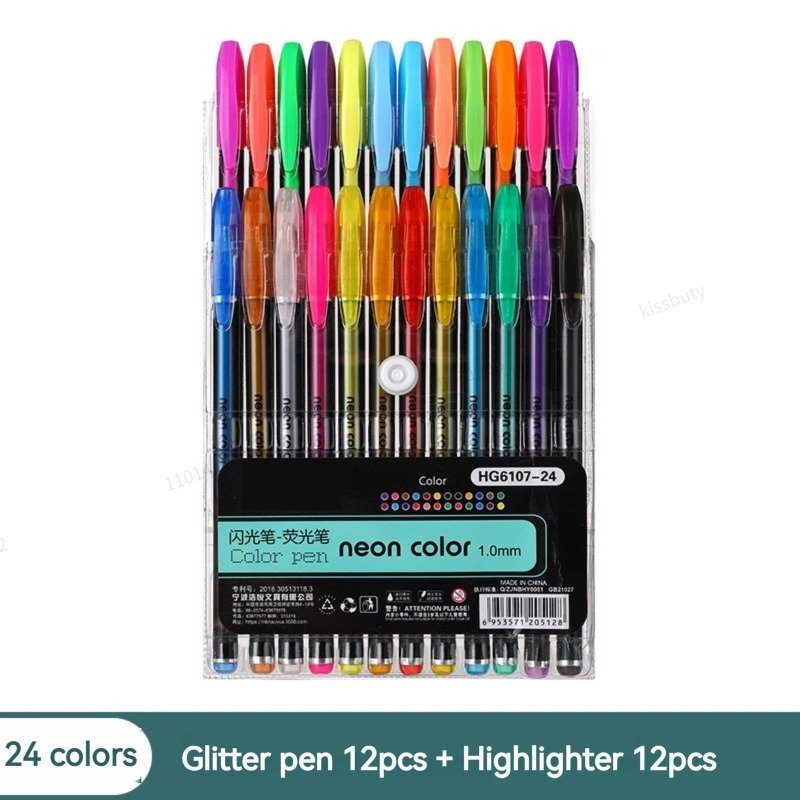Gel Pen & Highlighter Set
