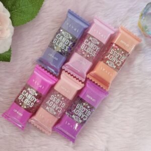 Cute Candy Lip Gloss Set of 6 | Moisturizing, Shiny & Long-Lasting