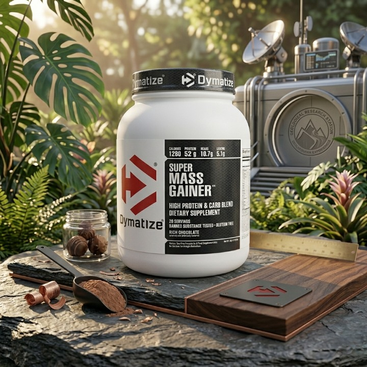 Dymatize Super Mass Gainer Rich Chocolate Flavor High Calorie Protein