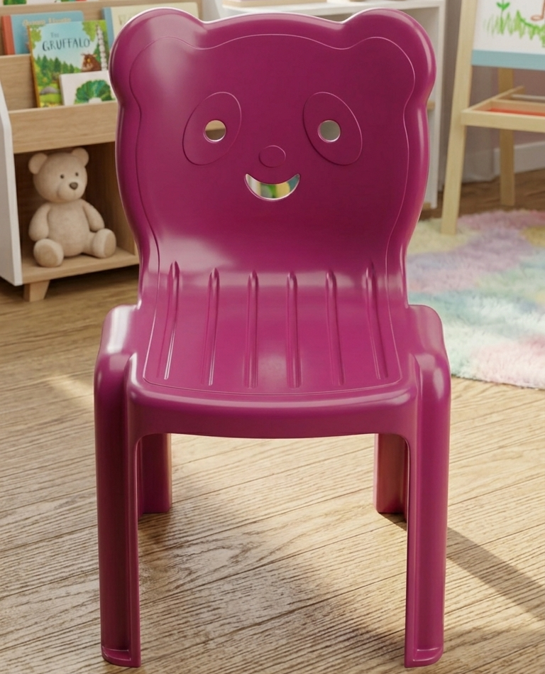 Panda Face Design Kids Chair - Image 2