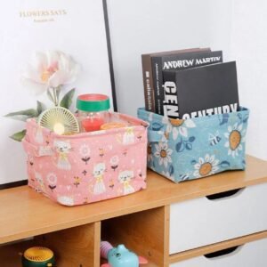 Foldable Desktop Storage Basket