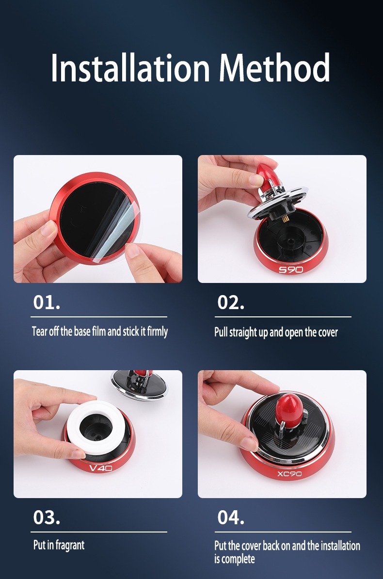 Solar Powered Speech Rocket Car Air Freshener - Image 4