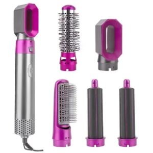 High Quality 5 in 1 Hair Styler Brush Hair Straightener Curler Blow
