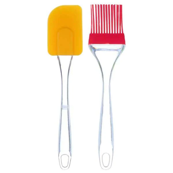 Pack Of 2 - Large Spatula &Amp; Bbq Oil Brush - Image 5