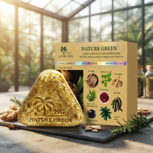 Yellow Gold Herbal Hair Soap