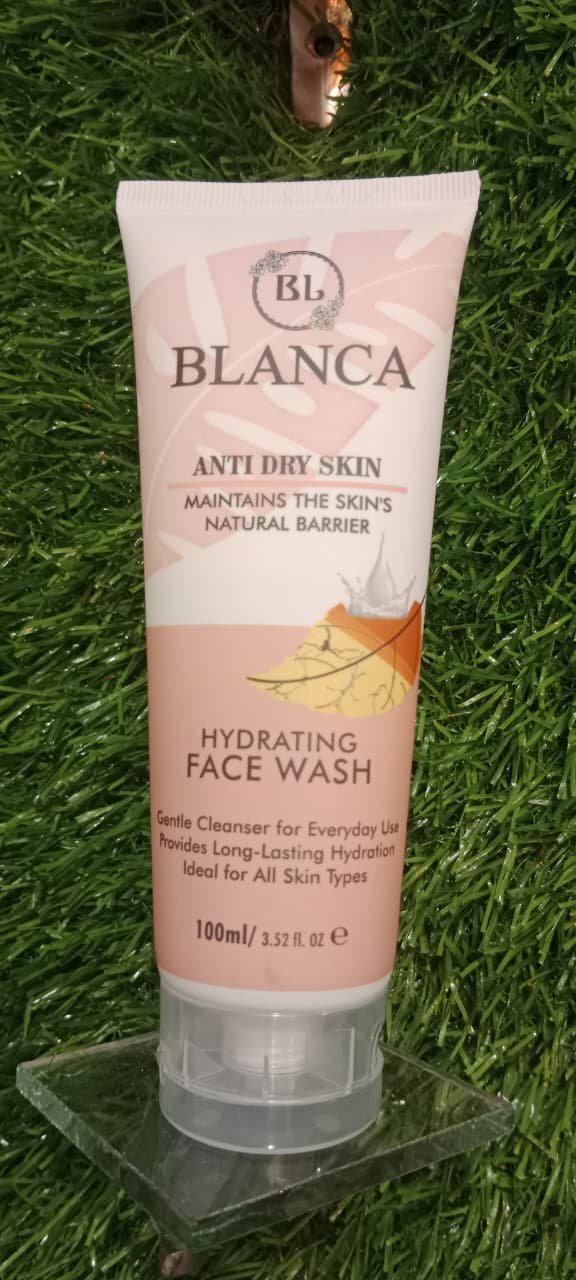 Blanca Anti Dry Skin Hydrating Facewash 100ml Gentle Cleanser - Image 4