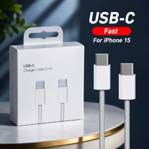 USB Type C to Type C Fast Charging Data Cable 1 Meter High Speed Sync
