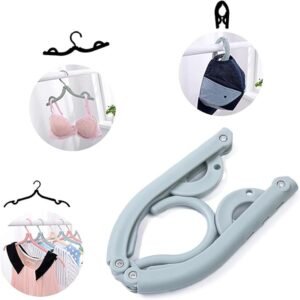 Portable Folding Clothes Hangers with Slots