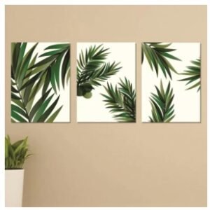 Set of 3 Wooden Photo Tile Wall Art Frames (8×11 Inches)