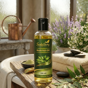 Neem Hair Oil | Herbal Anti-Dandruff Formula | Healthy Scalp & Strong