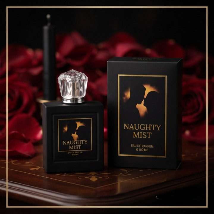 Naughty Mist Luxury Eau De Parfum 100ml Black Bottle Warm Sweet Sensual - Image 3