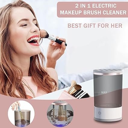 3 In 1 Electric Makeup Brush Cleaner Makeup Brushes Drying Rack...