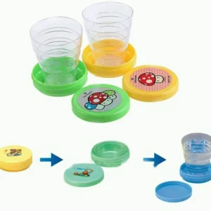 Pack Of 2  Magic Glass For Kids, Folding Collapsible Magic Cup,...