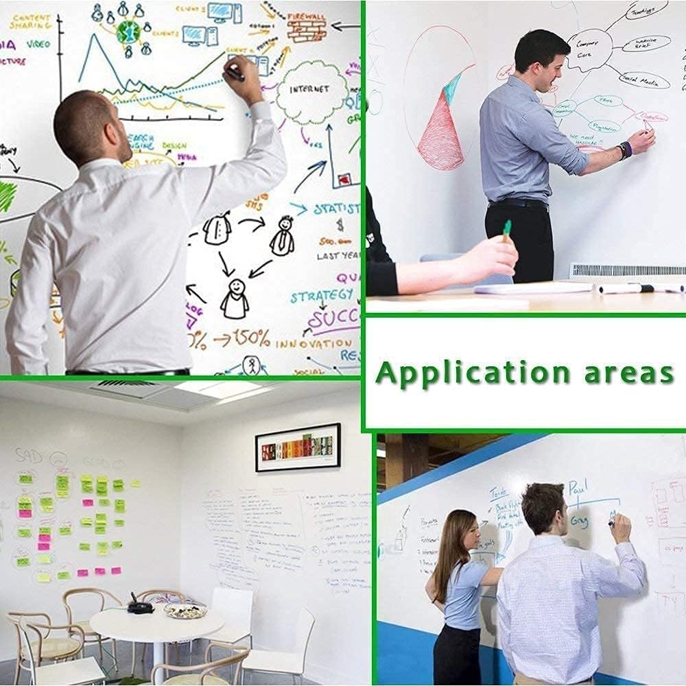 Self-Adhesive Whiteboard Wall Decal Sticker