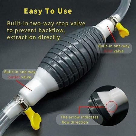Manual Fuel Transfer Pump Kit For Petrol Diesel Oil Liquid Water... - Image 4
